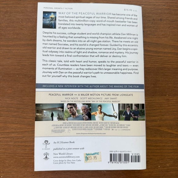 Way of the Peaceful Warrior Book Lightly used - Picture 2 of 3